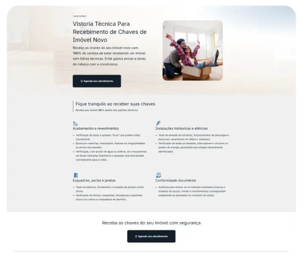 Landing page